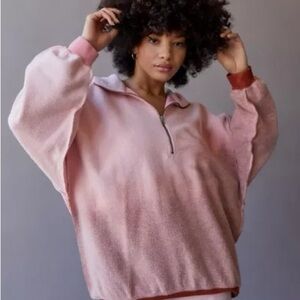 Urban Outfitters Out From Under Asher Relaxed Quarter-Zip Sweatshirt, XS